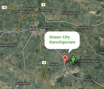 Green City Kanchipuram Map
